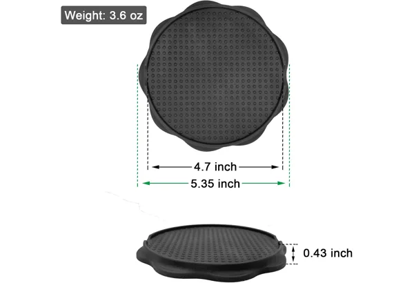 COBARYEN Anti-Sink Chair Leg Pads · 8-pc · Black, photo 2