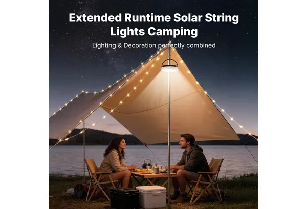 OGERY Solar Camping String Lights 49 ft, photo 2
