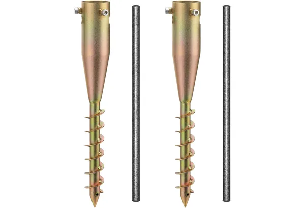 17" Screw-In Umbrella Anchor · 2-Pack (B)