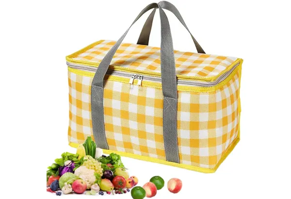 Insulated Picnic Cooler Bag · Yellow
