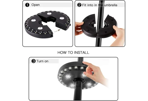 Forlivese Umbrella Pole Light · 28 LED, photo 3