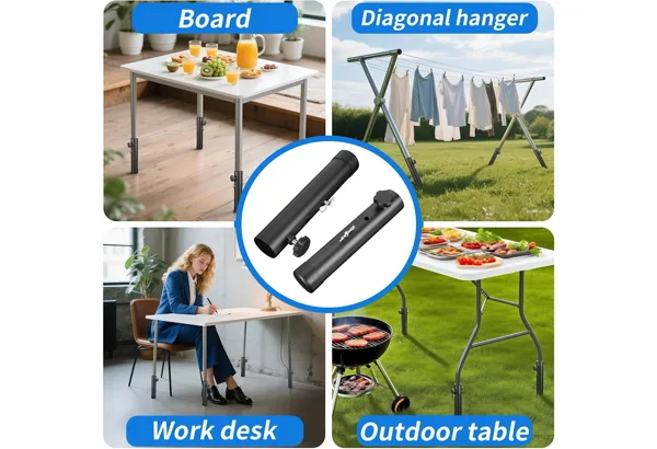 VinBee Folding Table Leg Risers · 4-Pack, photo 4