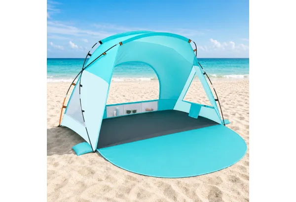 Etto Beach Sun Shelter · 3-Person · Turquoise