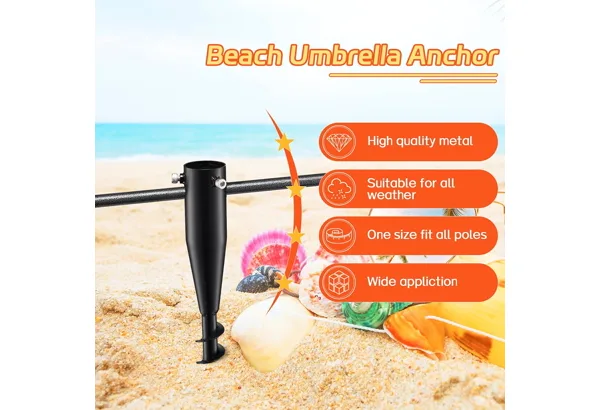 17" Screw-In Umbrella Anchor · 2-Pack, photo 2