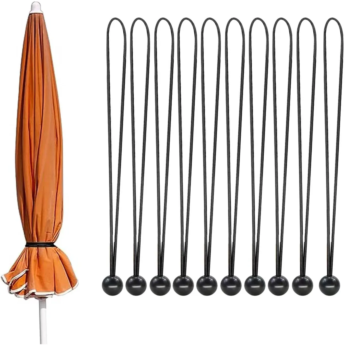 Reusable Umbrella Straps · 10-Pack