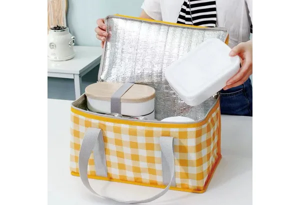 Insulated Picnic Cooler Bag · Yellow, photo 2